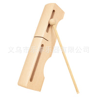 奥尔夫乐器批发高低音梆子乐器亲子早教木制双音梆子木质梆子厂家