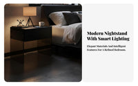 Floating Nightstand Modern design Wall-Mounted Drawer Easy to Clean for Entrypath