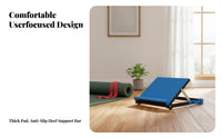 Non-Slip Surface Calf Stretcher Board Stable Triangular Design Adjustable Incline Board High Weight Capacity Leg Stretching Pedal Heavy-Duty Steel Frame for Athletes, Office Workers, Mindful Movement Practice Practitioners, Home, Workout, Gym