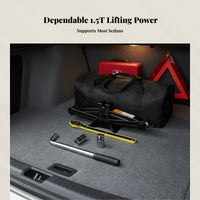 Automotive Hoist, Labor-Saving, Reinforced Manual Tool, Universal for Car Tire Change