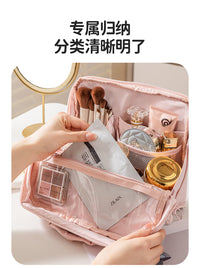 站立式化妆包大容量女多功能分区防水洗漱包旅行户外化妆品可收纳