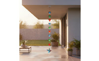Rain Chain with Cups Weather Resistant Flower Cup Rain Chain Weatherproof