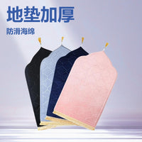 亚马逊跨境便携式拜垫不规则可折叠法兰绒地垫加厚压花地毯代发