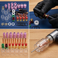 71-Piece TIG Welding Torch Accessory Kit for WP-17, WP-18, WP-26
