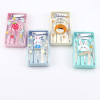 Mini Manicure Set for Travel with Portable Case, Complete Nail Clippers Grooming Tools, Unisex On the Go Personal Care Kit