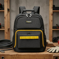 Backpack Tool Bag Oxford Cloth Utility Organizer Case Black