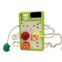 Power Strip Toy Interactive Plug and Socket Toy   Pretend Power Outlet for Airplane, Preschool