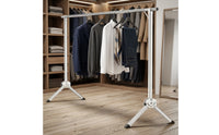 Foldable Folding Clothes Drying Rack Floor-Standing Clothes Drying Rack Rust Resistant Sturdy for Apartment