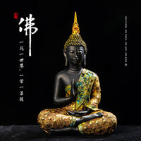 厂家批发泰国佛像树脂工艺品东南亚创意玄关家居饰品摆件东南亚风