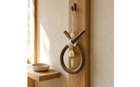 Rustic Bell Chime Giftable Rustic Bell Wall Ornament Multi-Purpose Decoration