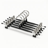 Double Layer Hanger with Clips Anti-Slip for Closet, Laundry Room