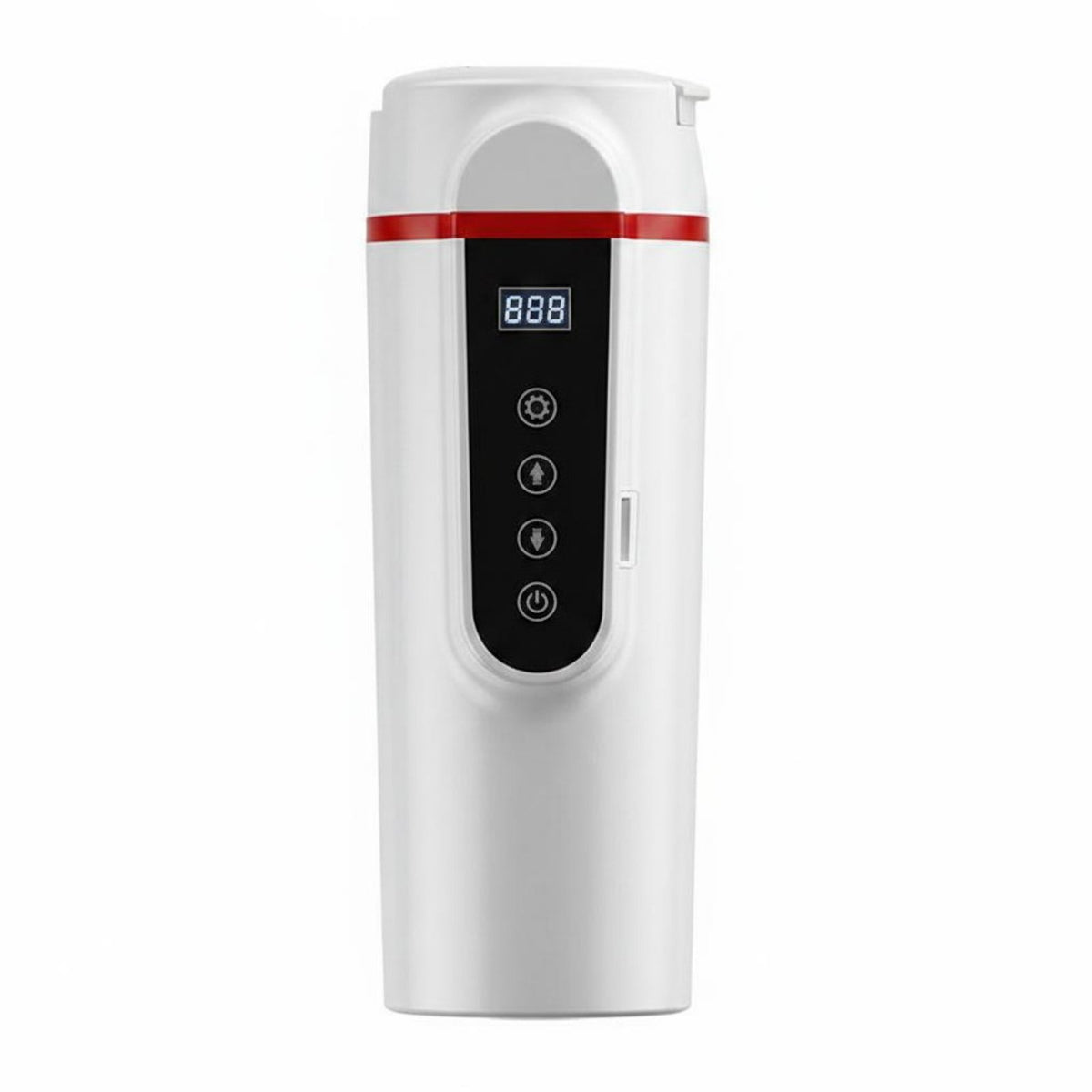 12V Car Heater Cup Temperature Control Car Heating Cup 304 Stainless Steel Heated Travel Mug for Truck Drivers