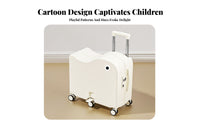 creatureShaped Rolling Luggage Spacious Interior Ride-on Suitcase Pull Strap