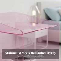 curved shaped accentuation Table adaptable purposeurved shaped Stand Sturdy Construction