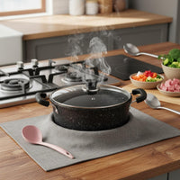Induction Compatible Non-Stick Soup Pot Easy to Clean Maifan Stone Cooking Pot Thickened Bottom Stockpot for Kitchen