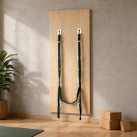 Wall-Mounted Stretching Panel  Wooden Wall-Mounted Stretching Aid Metal Mounting Plates Rehabilitation Accessories