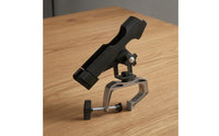 Adjustable Fishing Rod Holder with Clamp Rotatable Fishing Rod Holder Secure Corrosion-Resistant for Anglers, Kayak Fishermen, Boats, Kayaks