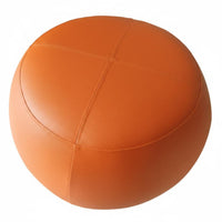 Strawberry-Shaped Ottoman Soft Padding Round Padded Ottoman Multi-Functional