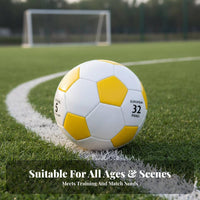 Official Size and Weight Training Football Wear-Resistant Match Play Football Long-Lasting for Children, Students, Matches, Grass Fields