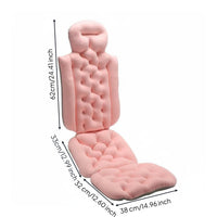 Bathtub Headrest Cushion Non-Slip Bath Pillow Mat Easy to Clean for Adults