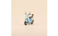 Retro Miniature Scooter Compact Scooter Model Rounded Accessory Crisp for Collectors, Shelf Display