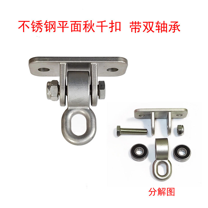 Stainless Steel Swing Hook with Eye Bolt for Outdoor and Indoor Use