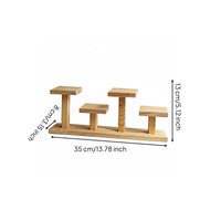 Tabletop Display Rack Staircase-Design Stair-Step Display Stand Space-Saving