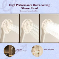Thermostatic Copper Shower Set, Multi-Function, Easy Install