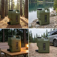 Water Container with Outdoor Water Container with Spigot Sturdy for Campers