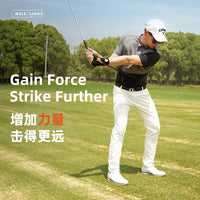 美乐 高尔夫金腰带 挥杆练习器矫正手腕姿势左右曲球 golf 护腰