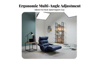 Japanese design Foldable floor Chair Flame Retardant Adjustable floor Lounger Multi-Functional Lounge Recliner Space-Saving for Students, Young Adults, video game enthusiasts, Small Spaces, Living Room, Bedroom, Home Office