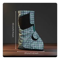 Fracture Foot Cast Protector Boot Sock Cover Stocking Warm Fleece Lining Foot Warming Cover  for Patients, Elderly, Outdoor