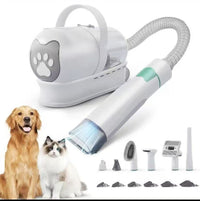Electric Pet Hair Clipper and Vacuum Combo for Dogs and Cats, EU Plug
