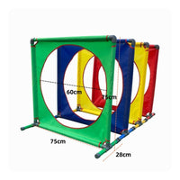 Hurdle Tunnel Set Portable Kids Obstacle Course Easy to Clean for Preschoolers