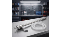 Stainless Steel Oil Extractor Pump Anti-Backflow Manual Oil Extractor Hand-Operated Heavy Duty for Mechanics, DIYers, Garage, Workshop