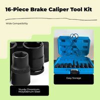 Brake caliper screw remover wrench