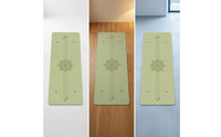 Anti-Slip Fitness Mat with Mandala Print Sweat-Absorbing Fitness Mat Textured Eco-Friendly for Pilates Enthusiasts