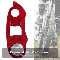 Bike Tail Hook Extension Aluminum Alloy Rear Derailleur Hanger Lightweight Derailleur Hanger Extension for Mountain Bikers, Trail Riding