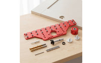 Guide with Aluminum Alloy Hinge Guide Accurate Hinge Boring Jig for Workshop