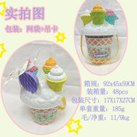 跨境新品 儿童夏季冰淇淋沙滩桶装宝宝趣味过家家玩沙挖沙铲玩具