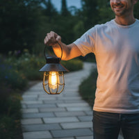 Wavy Openwork Lantern Uncovered Frame Outdoor Lighting Energy Saving