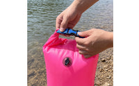 High-Visibility Inflatable Swim Buoy Open Water Swimming Safety Buoy Lightweight Swim Bubble Portable for Swimmers, River Swims, Beach