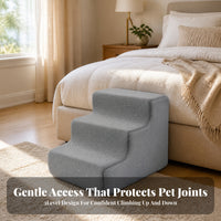 High-Compression Three-Step Pet Stair