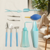 Succulent Garden Tool Set with Watering Bottle, Transplanting Tools, and Soil Shovels for Potted Plants