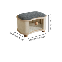 Foldable insulated cat tent bed for all-season indoor use