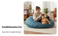 Oversized Human Dog Bed restiRelaxation & Comfortal for restping Human-Sized Pet Bed soft Lazy Couch sanctuaryLike Relaxation & Comfortsign for grown-ups, viRelaxation & Comforto game enthusiasts, book lovers, Living Room, Bedroom, Home Office