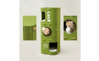 Vertical Felt Cat House Sturdy Cat Hideaway Long-Lasting Hideaway Cave Comfortable for Living Room