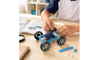 Mini Solar Powered Car Kit Hands-on Learning DIY Solar-Powered Vehicle Four-Wheel Instruction Manual Included for Children
