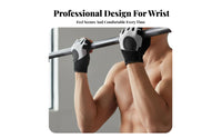 Training Gloves Wrist Support Strong Grip Wrist Support Training Gloves Thickened Palm Padding Fitness Accessory for Men, Weightlifters, Weightlifting