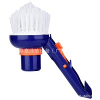 Pool Cleaning Brush - Round Pool Brush for Bottom Cleaning